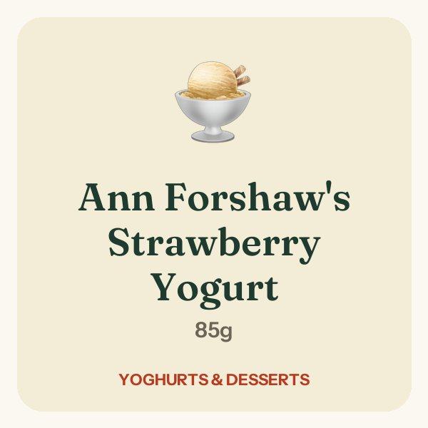 Ann Forshaw's Strawberry Yogurt