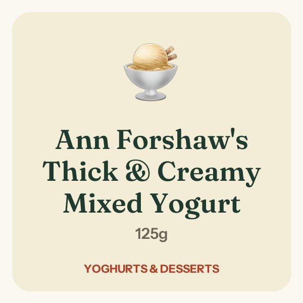 Ann Forshaw's Thick & Creamy Mixed Yogurt