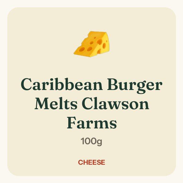 Caribbean Burger Melts Clawson Farms