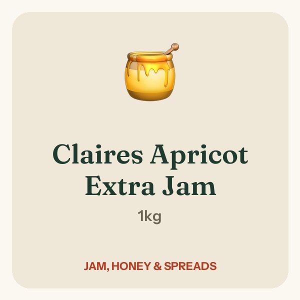 Claires Apricot Extra Jam