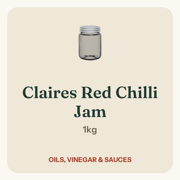 Claires Red Chilli Jam
