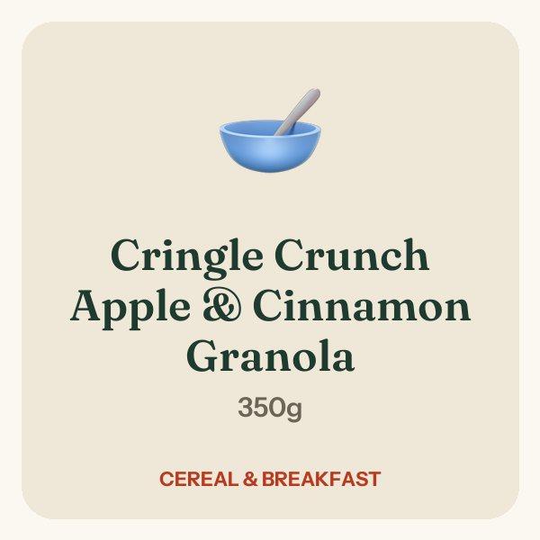 Cringle Crunch Apple & Cinnamon Granola