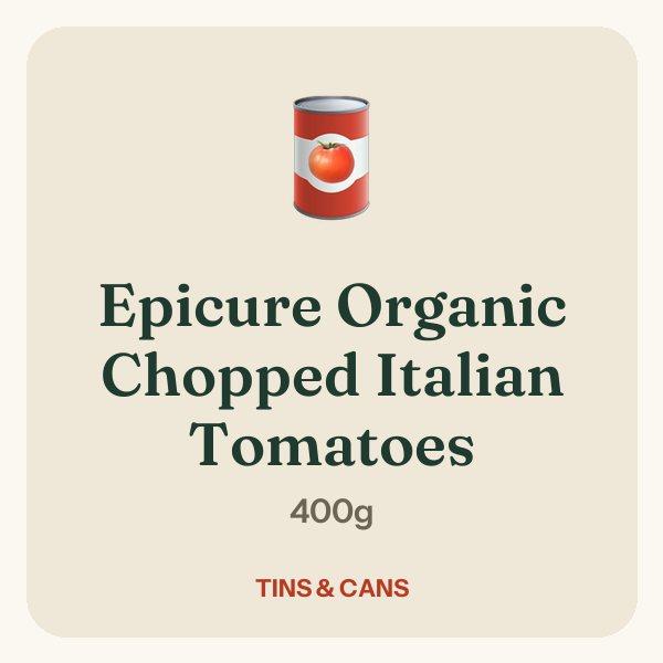 Epicure Organic Chopped Italian Tomatoes