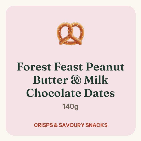 Forest Feast Peanut Butter & Milk Chocolate Dates