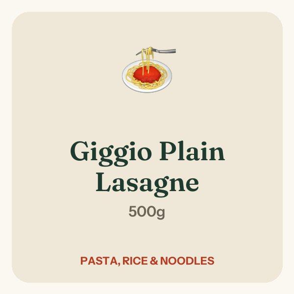 Giggio Plain Lasagne