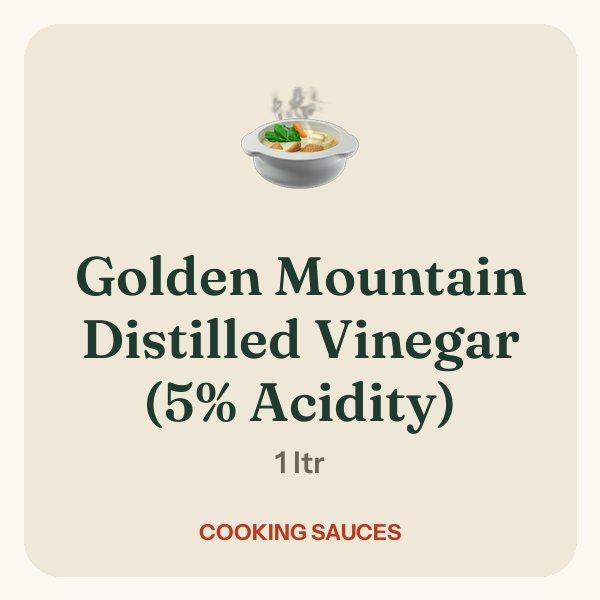 Golden Mountain Distilled Vinegar (5% Acidity)