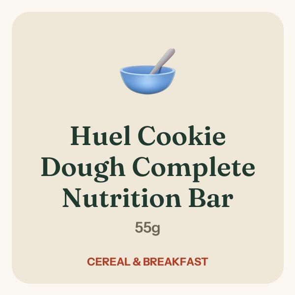 Huel Cookie Dough Complete Nutrition Bar