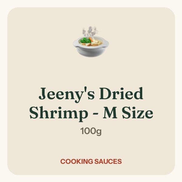 Jeeny's Dried Shrimp - M Size