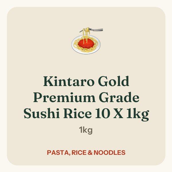 Kintaro Gold Premium Grade Sushi Rice 10 X 1kg
