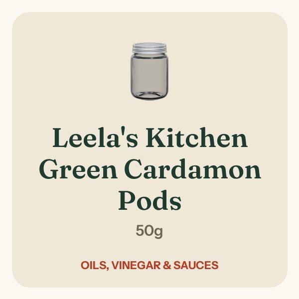 Leela's Kitchen Green Cardamon Pods