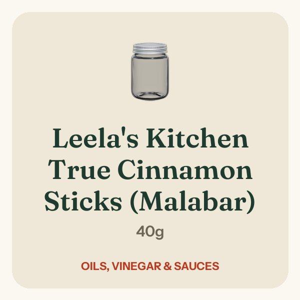 Leela's Kitchen True Cinnamon Sticks (Malabar)