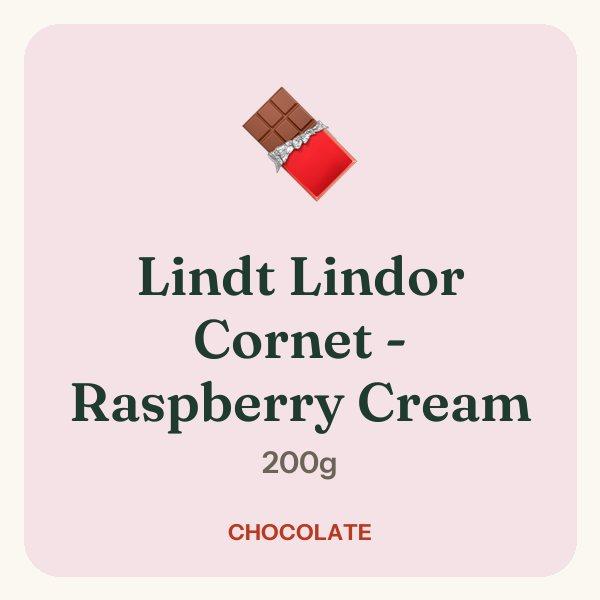 Lindt Lindor Cornet - Raspberry Cream
