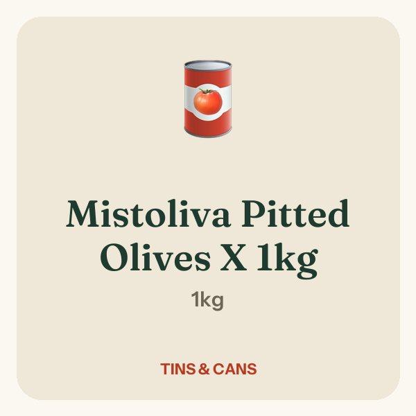 Mistoliva Pitted Olives X 1kg