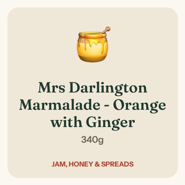Mrs Darlington Marmalade - Orange with Ginger