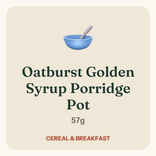 Oatburst Golden Syrup Porridge Pot