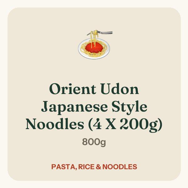 Orient Udon Japanese Style Noodles (4 X 200g)