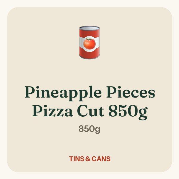 Pineapple Pieces Pizza Cut 850g