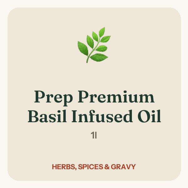 Prep Premium Basil Infused Oil