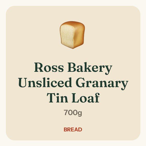 Ross Bakery Unsliced Granary Tin Loaf