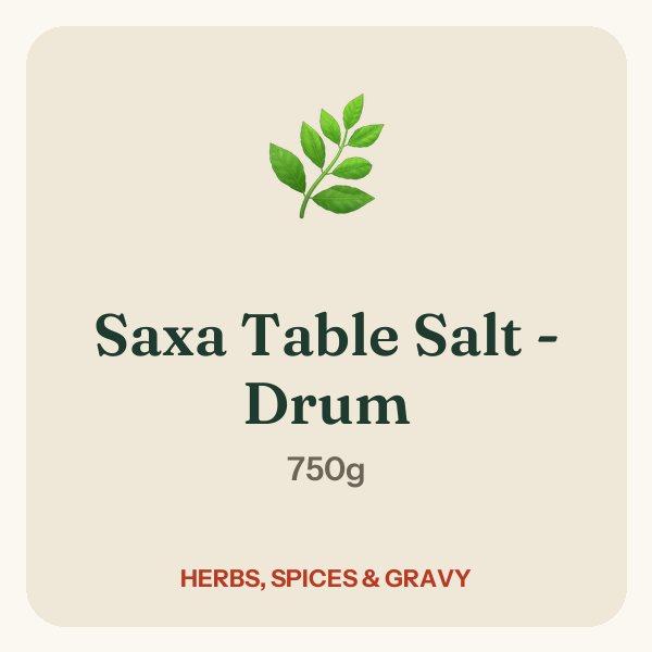 Saxa Table Salt - Drum
