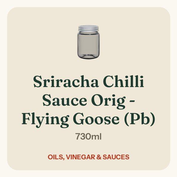 Sriracha Chilli Sauce Orig - Flying Goose (Pb)