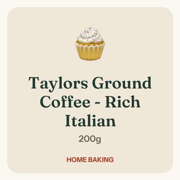 Taylors Ground Coffee - Rich Italian
