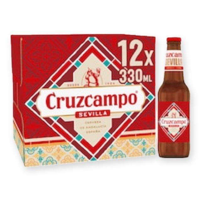 Cruzcampo Sevilla Lager Bottles 12 x 330ml