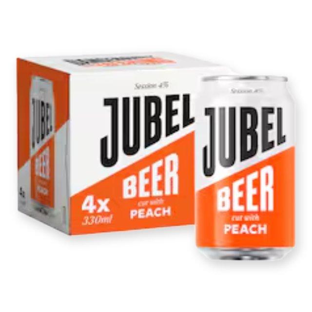 Jubel Beer Peach 4 x 330ml