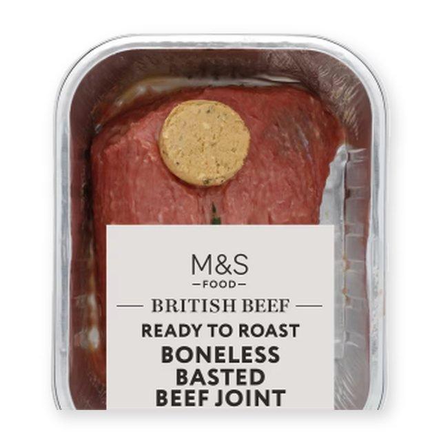 M&S Boneless Basted British Beef Joint