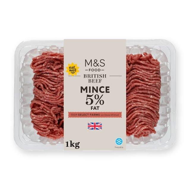 M&S British Beef Mince 5% Fat 1kg