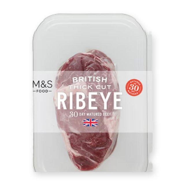 M&S British Beef Thick Cut Ribeye Steak