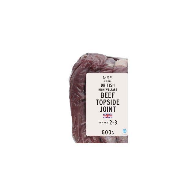 M&S British Beef Topside Joint 600g