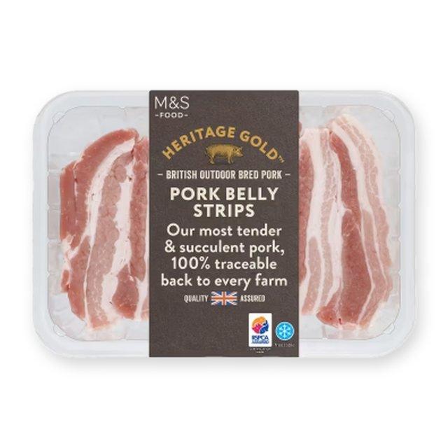 M&S British Outdoor Bred Pork Belly Strips