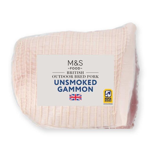 M&S British Outdoor Bred Unsmoked Gammon