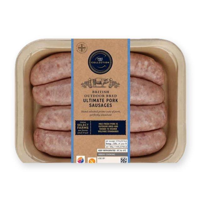 M&S Collection British Outdoor Bred Ultimate Pork Sausages