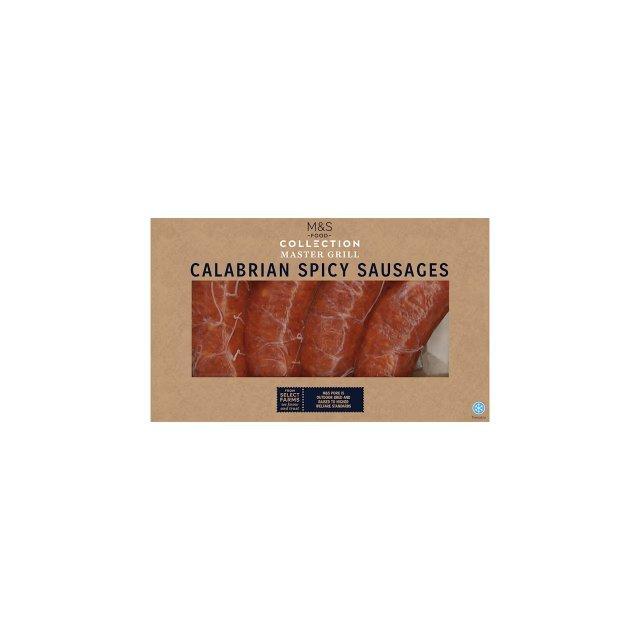 M&S Collection Master Grill Calabrian Spicy Sausages
