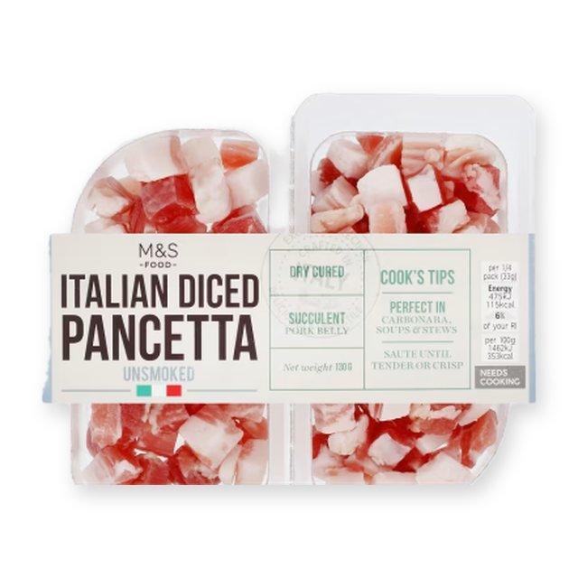 M&S Italian Diced Pancetta