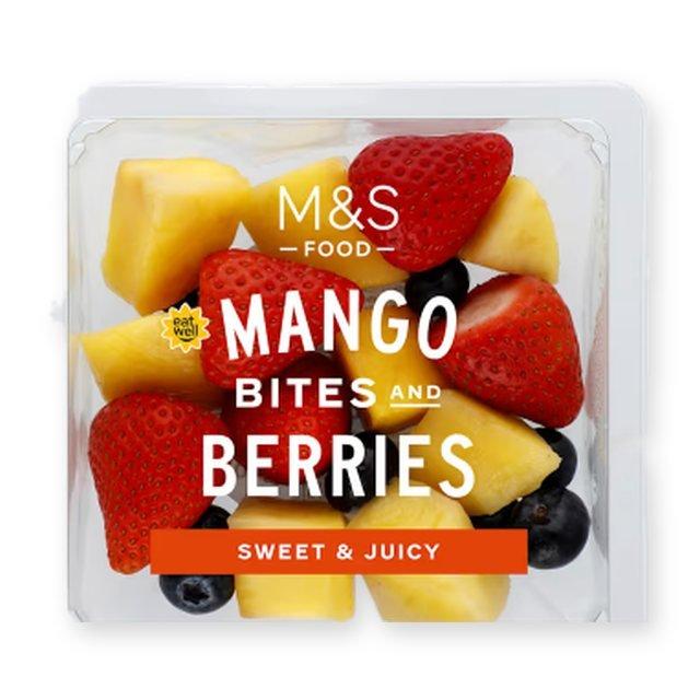 M&S Mango, Strawberries, Raspberries and Blueberries
