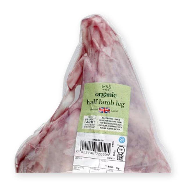M&S Organic Half British Lamb Leg