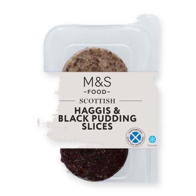 M&S Scottish Haggis and Black Pudding Slices