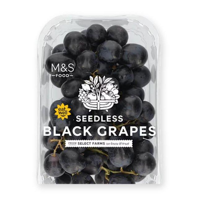 M&S Seedless Black Grapes