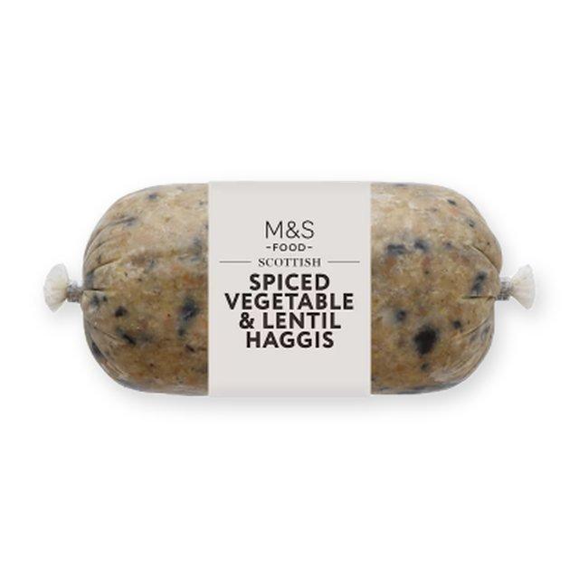 M&S Spiced Vegetable and Lentil Haggis