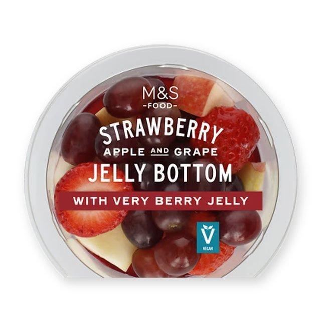 M&S Strawberry, Apple and Berry Jelly Fruit Pot