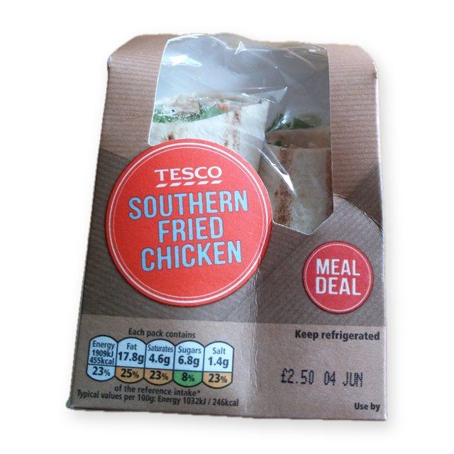 Tesco Southern Fried Chicken Wrap