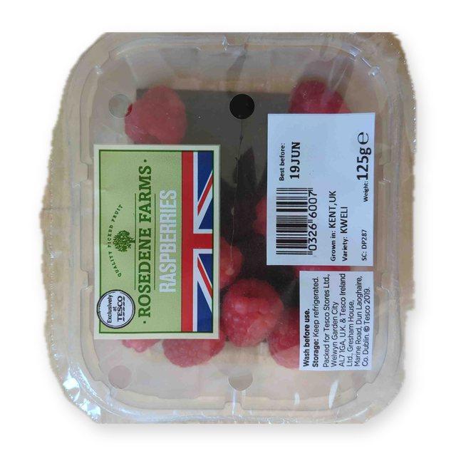 Tesco Rosedene Farms Raspberries