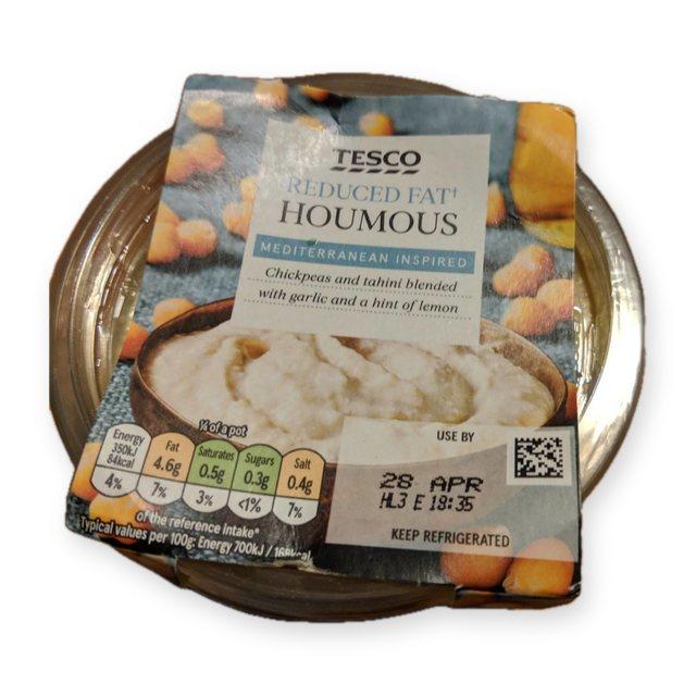 Tesco Reduced fat houmous