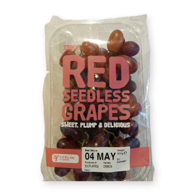 Tesco Red Seedless Grapes