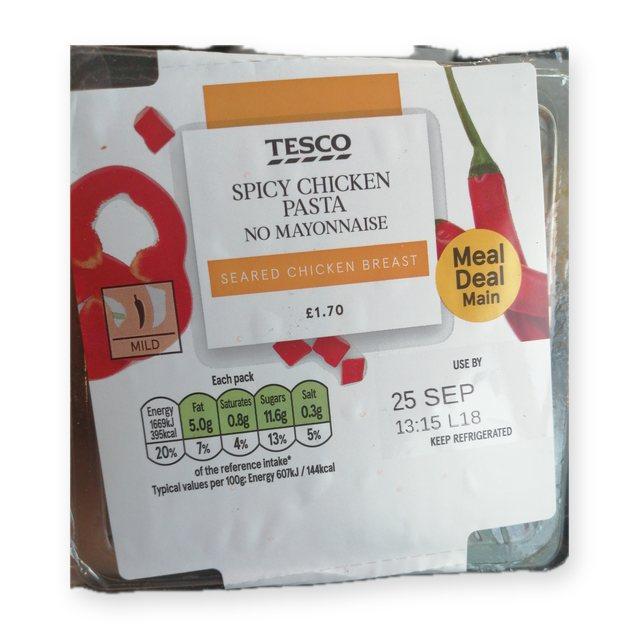 Tesco Spicy Chicken Pasta