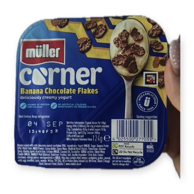 Müller Corner Banana Chocolate Flakes