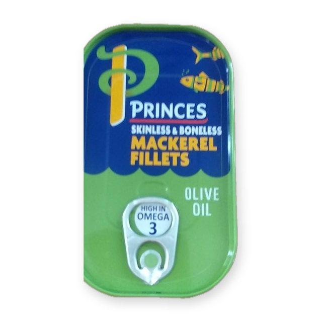 Princes Mackerel Fillets in Olive Oil